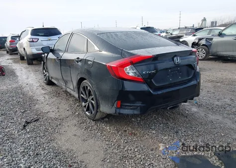 2020 Honda Civic Sport from USA, damaged, VIN 2HGFC2F83LH557769